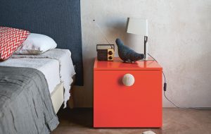 Comodino della cameretta per bambini Nidi di Battistella serie Woody