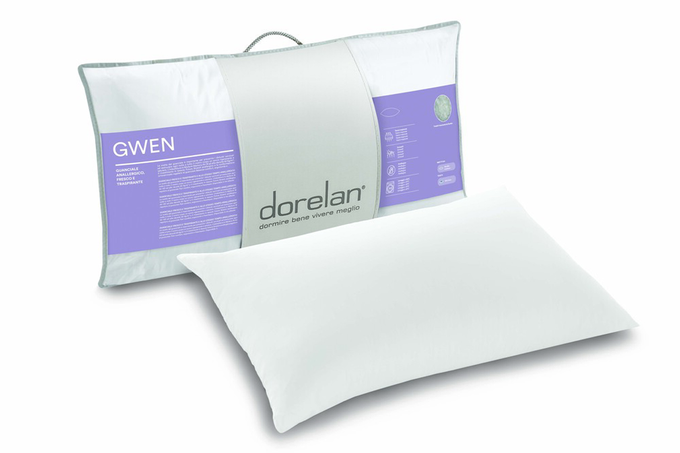 Cuscino in microfibra Gwen di Dorelan