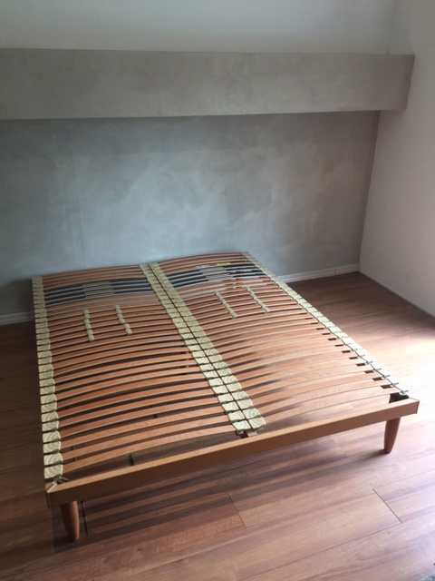 Rete a doghe matrimoniale in legno Revenge a prezzo speciale