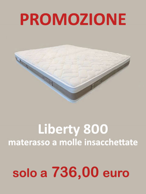 Promozione per il materasso a molle insacc 800 di Ideariposo